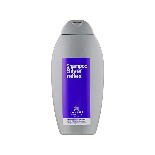 Шампунь Kallos Cosmetics Silver Reflex для блондованого та сивого волосся 350 мл (5998889502133) - изображение 1