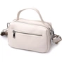 Сумка Vintage Жіноча прямокутна на два відділення з натуральної шкіри Біла (22344) - зменшене зображення 2