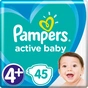 Підгузки Pampers Active Baby Maxi Plus Розмір 4+ (10-15 кг) 45 шт (8001090950017) - зменшене зображення 4