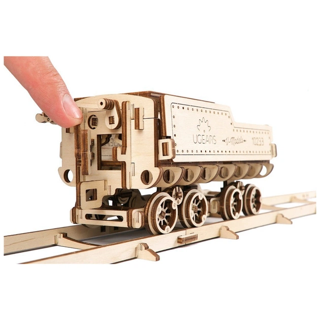Конструктор Ugears Локомотив з тендером V-Експрес (70058) - picture 9