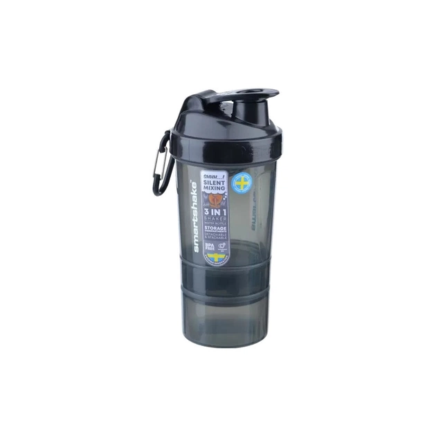 Шейкер спортивний SmartShake Original2GO 600ml Dark Gray (10561401) - picture 9