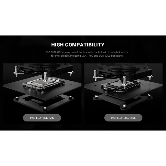 Кулер до процесора ID-Cooling IS-28i BLACK - picture 10