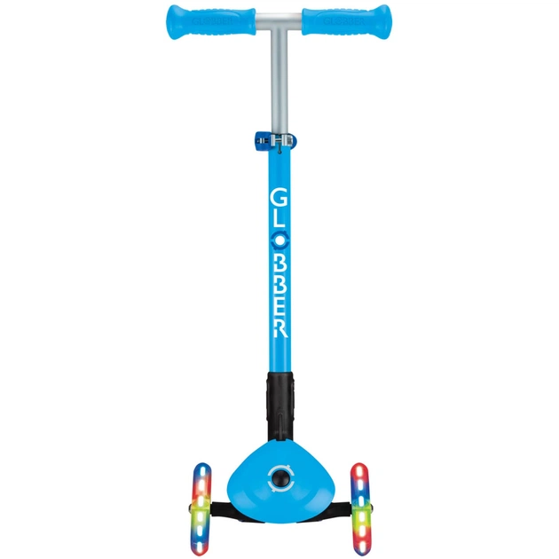 Самокат Globber серії Primo Foldable Lights блакитний Колеса з підсвічуванням (432-101-3) - зображення 2