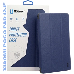 Чохол до планшета BeCover Flexible TPU Mate Xiaomi Poco Pad 12.1" Deep Blue (711583) зображення 1
