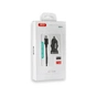 Зарядний пристрій XO 2xUSB 2.1A + cable USB to Micro 5P black (TZ08-M-BK) - зменшене зображення 5