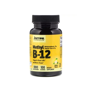 Вітамін Jarrow Formulas Метил B-12 зі смаком лимона 1000 мкг, Methyl B-12, 100 льодя (JRW-18001) зображення 1