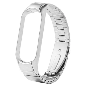 Ремінець до фітнес браслета XoKo Metal Premium Band для Xiaomi Mi band 5 Silver (XK-M5-MTSL) зображення 1