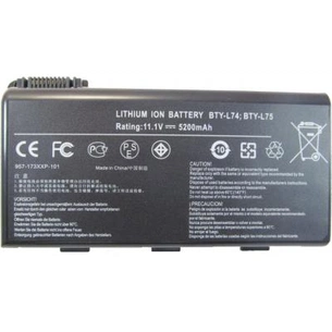 Акумулятор до ноутбука AlSoft MSI BTY-L74 5200mAh 6cell 11.1V Li-ion (A41554) зображення 1