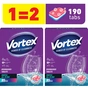 Таблетки для посудомийних машин Vortex All in 1 95 шт + 95 шт. (4823071652871) - зменшене зображення 1