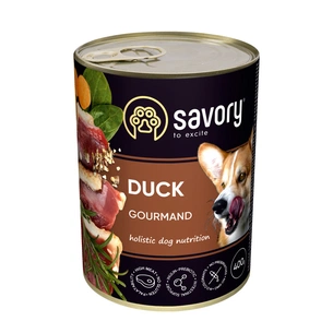 Консерви для собак Savory Dog Gourmand качка 400 г (4820232630471) зображення 1