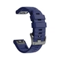 Ремінець до смарт-годинника Armorstandart Silicone 22mm для Garmin Fenix 5/6 Dark Blue (ARM60807) - зменшене зображення 3