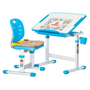 Парта зі стільцем Evo-kids Blue (Evo-06 Ergo BL) изображение 1