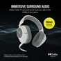Навушники Corsair HS55 Wireless Gaming Dolby 7.1 White (CA-9011281-EU) - зменшене зображення 8