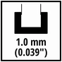 Шина для ланцюгової пили Einhell 15см, 1.0мм (4500163) - зменшене зображення 3