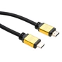 Кабель мультимедійний HDMI to HDMI 1.8 m metal V2.0 Vinga (VCPDCHDMI2VMM1.8BK) - зменшене зображення 2