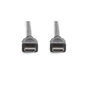 Кабель мультимедійний HDMI to HDMI 3.0m 8k UHD w/Ethernet Digitus (AK-330124-030-S) - зменшене зображення 2