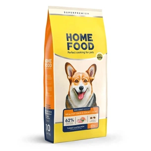 Сухий корм для собак Home Food ADULT MEDIUM Healthy skin and shiny coat з індичкою та лососем 10 кг (4820235020392) зображення 1
