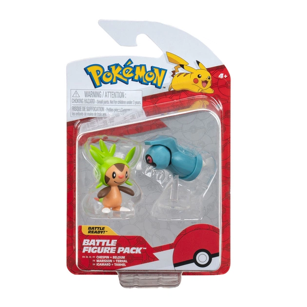 Фігурка Pokemon набір W16 - Чеспін і Белдум (PKW3014) - зображення 1