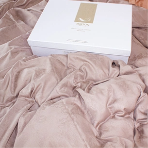 Постільна білизна MirSon Satin Жаккард Golden wheat 175х210 (2200005395523) зображення 1