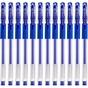 Ручка гелевая Baoke 0,5 мм, с гриппом, синяя, 12 шт (PC880D/F-blue) - уменьшенное изображение 2