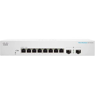 Комутатор мережевий Cisco CBS220-8T-E-2G-EU зображення 1
