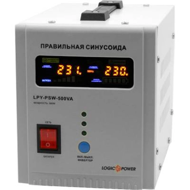 Пристрій безперебійного живлення LogicPower LPY- PSW-500VA+ (4152) - зображення 1