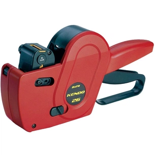 Етикет-пістолет Sato KENDO 26х12, червоний (WACRA3004) picture 1