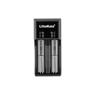 Зарядний пристрій для акумуляторів Liitokala 2 Slots, LED indicator, Li-ion(18650...RCR123...26650), NiMH(AA, AAA, SC, C) (Lii-PL2) зображення 1