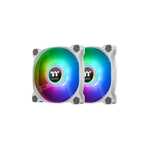 Кулер для корпуса ThermalTake Pure Duo 12 ARGB Sync Radiator Fan White (CL-F097-PL12SW-A) - изображение 1