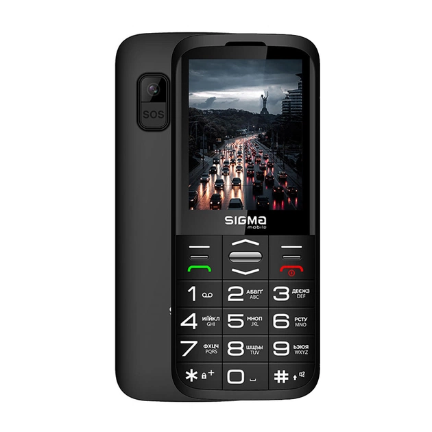 Мобільний телефон Sigma Comfort 50 Grace Type-C Black (4827798121818) - зображення 1