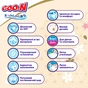Підгузки GOO.N Premium Soft 12-20 кг Розмір 5 XL На липучках 40 шт (F1010101-150) - зменшене зображення 6