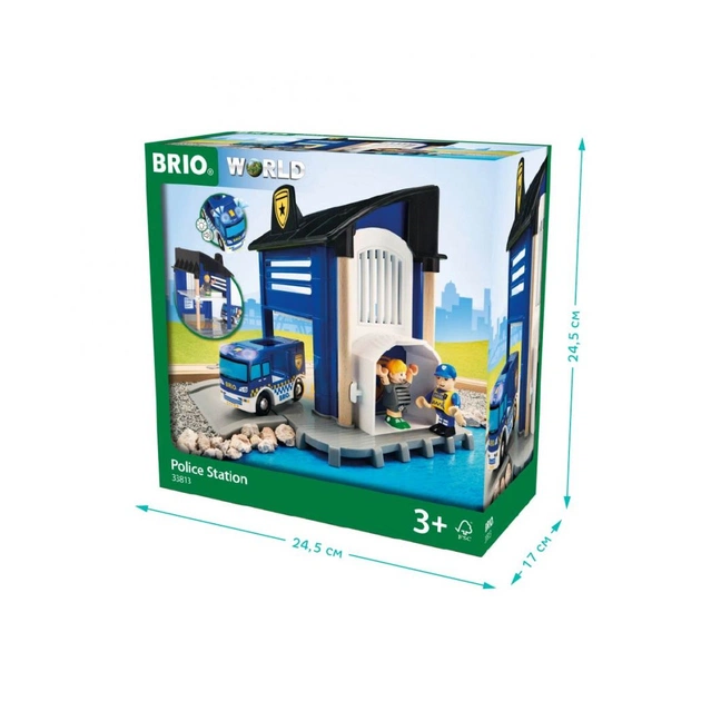 Залізниця Brio Поліцейська дільниця, 6 елементів (33813) - picture 7