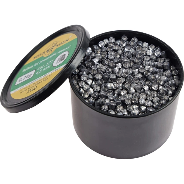 Пульки Шершень 0,28g 4,5 мм 2500шт (1057.00.34) - изображение 2