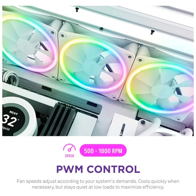 Кулер до корпусу NZXT F140RGB Duo (RF-D14SF-W1) - зображення 12
