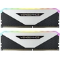 Модуль пам'яті для комп'ютера DDR4 32GB (2x16GB) 3600 MHz Vengeance RGB RT White Corsair (CMN32GX4M2Z3600C18W) - зменшене зображення 1
