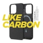 Чохол до мобільного телефона Armorstandart LikeCarbon MagCase Apple iPhone 16 Pro Max Black (ARM80093) - зменшене зображення 2