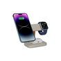 Зарядний пристрій Canyon wireless charger HEXAGON WCS-310 3in1 LightGrey/Orange (CNS-WCS310LGOR) - зменшене зображення 5