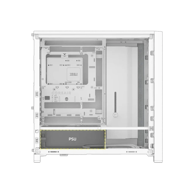 Корпус для ПК Corsair FRAME 4000D RS White (CC-9011313-WW) - picture 4