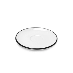 Блюдце Ancap серія Verona Colored Rims 12 см Pennellessa Black rims для серій "Verona", "Torino" (37253) зображення 1