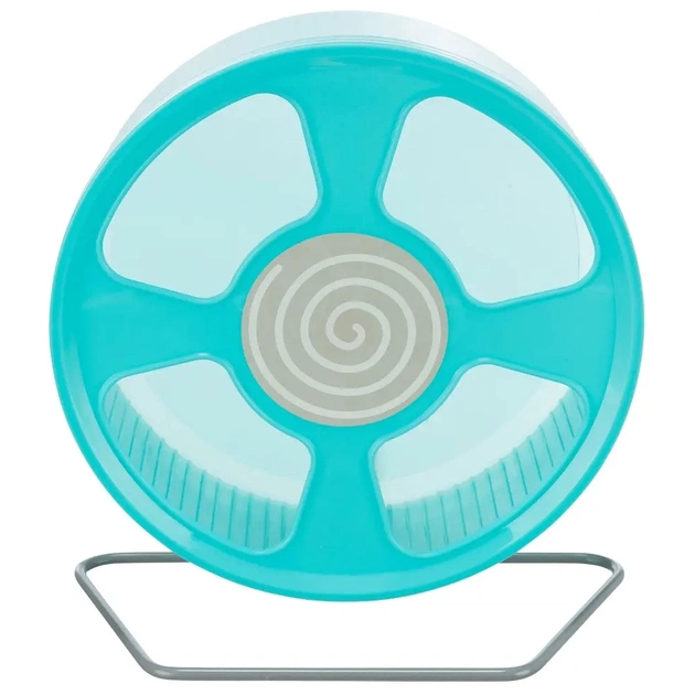 Іграшка для гризунів Trixie Бігове колесо на підставці d:20 см (кольори в асортименті) (4047974610107) - picture 6