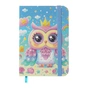 Книга записна ZiBi Owl A7 в клітинку тверда обкладинка на гумці 80 аркушів, блакитна (ZB.117102) - уменьшенное изображение 1