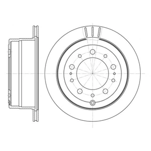 Гальмівний диск REMSA 6948.10 зображення 1