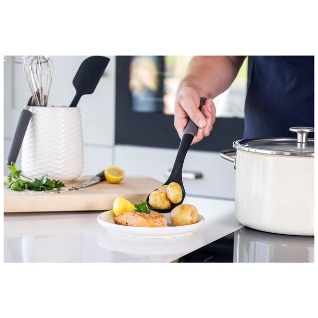 Ложка кухарська KitchenAid Coreline для сервіровки, 34 см, сіра (KAS003OHCGG) - picture 9