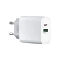 Зарядний пристрій XO L64 USB-A + USB-C 18W White (L64.white) - уменьшенное изображение 2