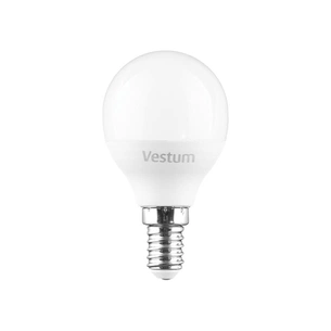 Лампочка Vestum G45 4W 3000K 220V E14 (1-VS-1208) зображення 1