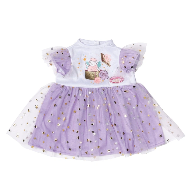 Аксессуар к кукле Zapf Одежда для куклы Baby Annabell - Сиреневое платье (710296) - изображение 1