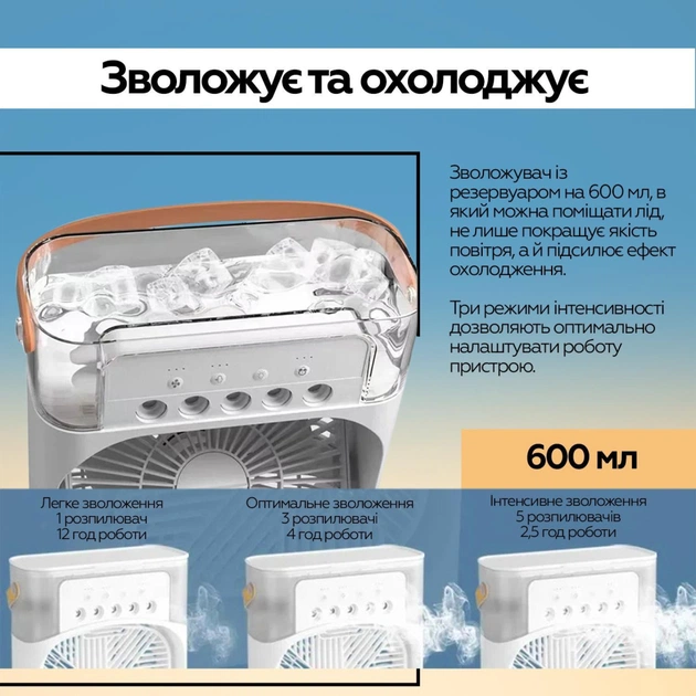 Вентилятор XoKo Mini Cooling Fan F1000 (XK-MC-F1000) - picture 6