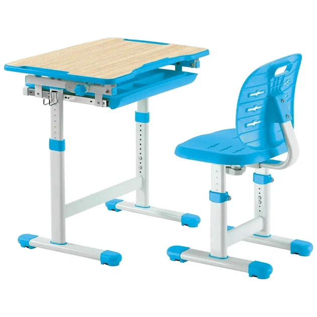 Парта зі стільцем FunDesk Piccolino III Blue-w - изображение 1