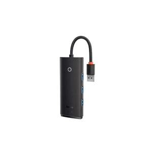 Концентратор Baseus USB 3.0 to 4xUSB 3.0 0.25m black (WKQX030001) зображення 1