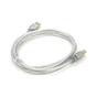 Кабель для принтера USB 2.0 AM/BM 1.8m transparent Voltronic (YT-AM/BM-1.8T) - зменшене зображення 1